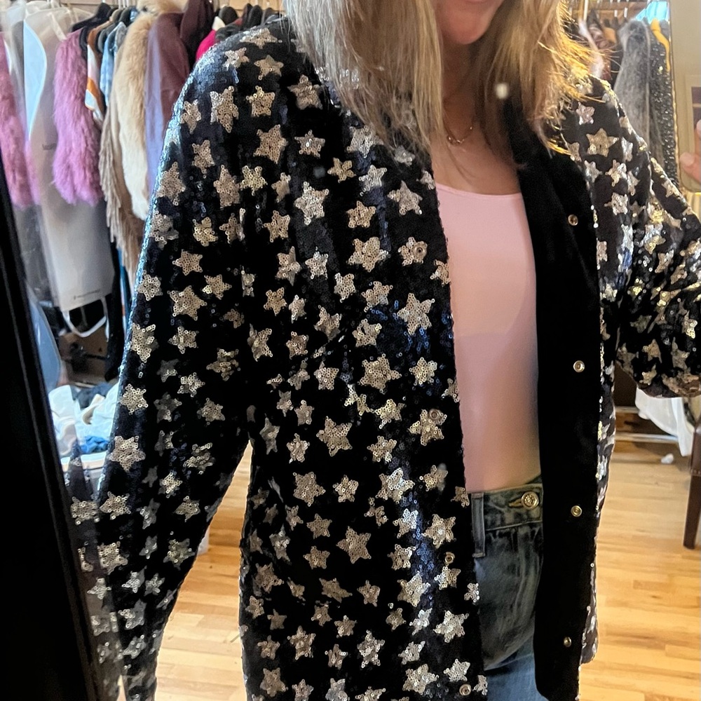 Zara ⭐️ sequin Jacket - Picture 2 of 2